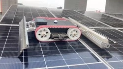 Crawler Solar Panel Cleaning Robot