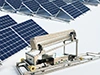Automatic Solar Panel Cleaning Robot (Rail Type)