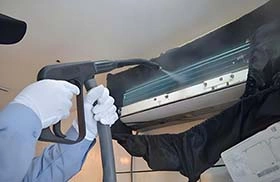 Steam cleaner for air conditioners and upholstery